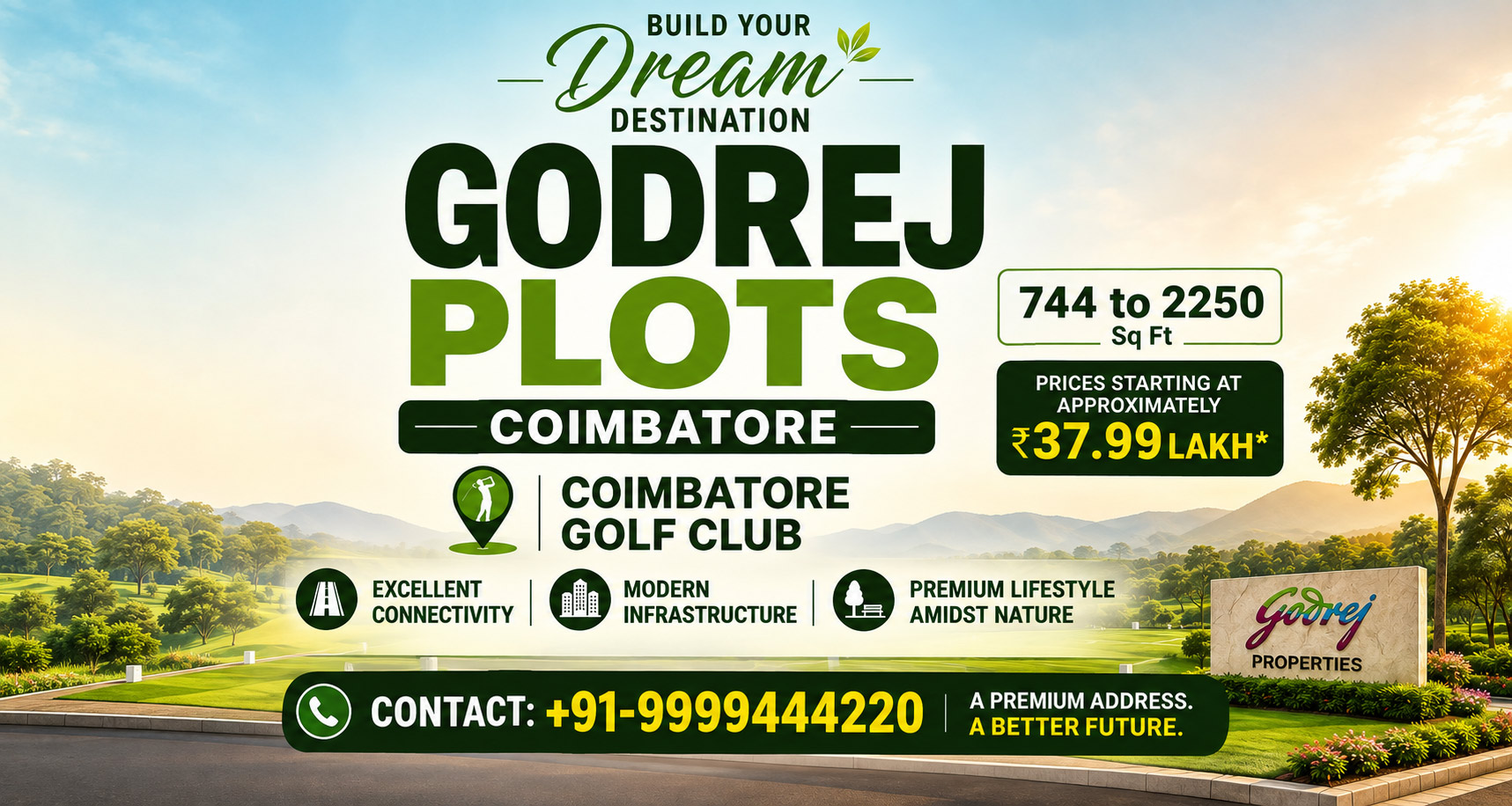 Godrej plots coimbatore photos golf99