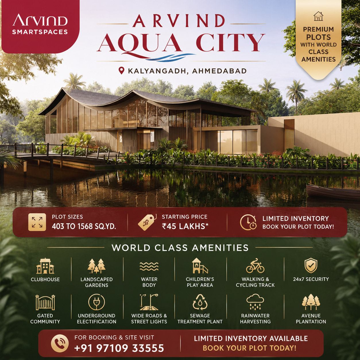 Arvind aqua city kalyangadh ahmedabad payment plan